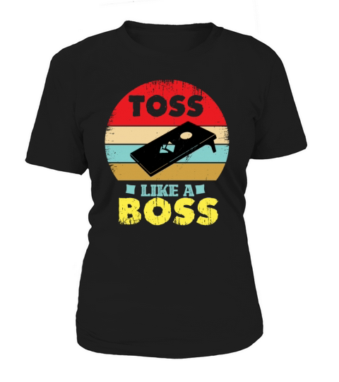 Cornhole Throw Like a Boss Women's T-Shirt