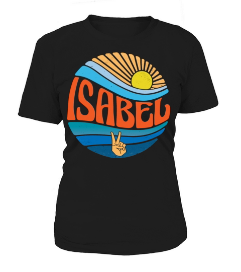 Isabel Shirt Vintage Sunset Isabel Groovy Tie Dye Women's T-Shirt