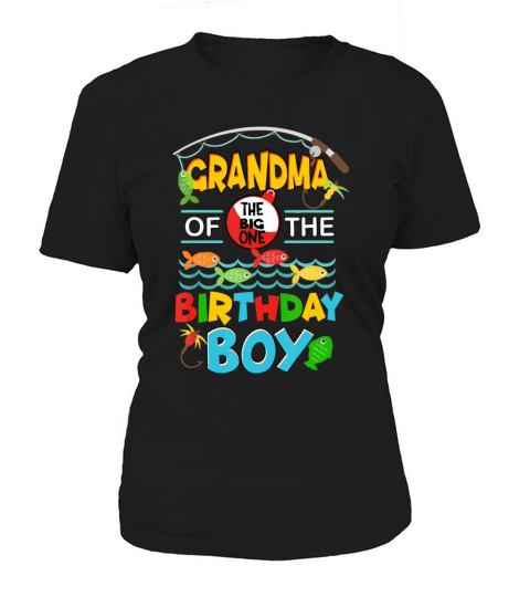 O Fish Ally One Birthday Outfit Grandma Of The Bir Women's T-Shirt
