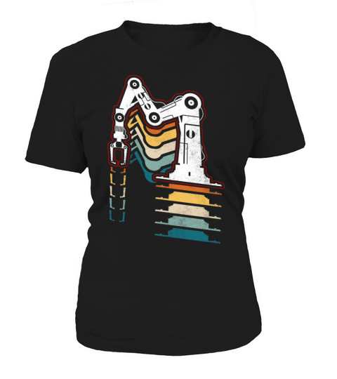 Robot Robotics Engineer Retro Women's T-Shirt