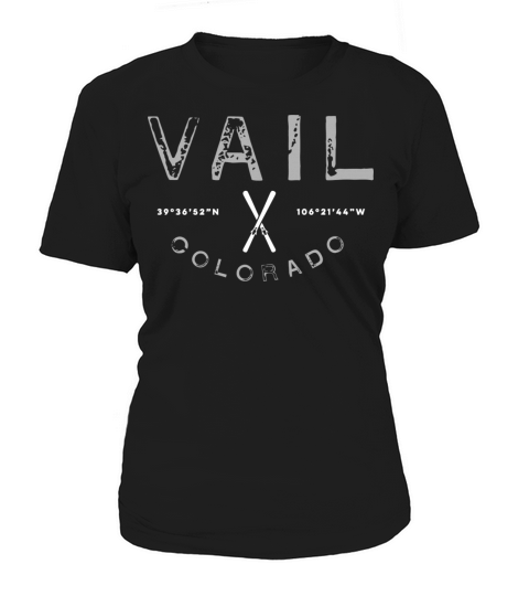 Vail Colorado Graphic Vintage Ski T Women's T-Shirt