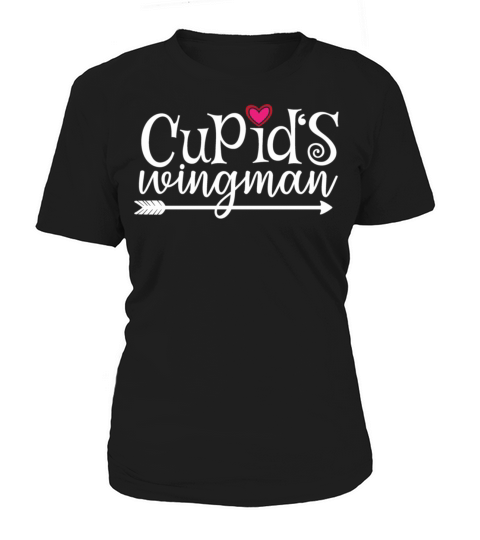 Valentimes Day Cupids Wingman Valentines Day Gift Women's T-Shirt