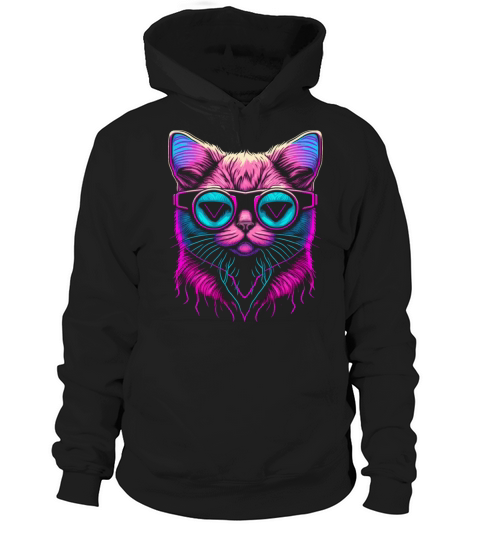Neon Kitty Hoodie Unisex