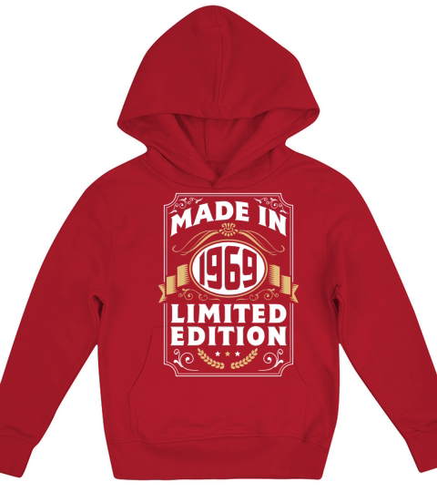 1969 Birthday Gift Birthday Bursdag Vintage Kids Hoodie
