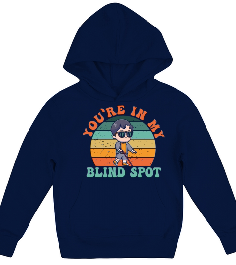Blind Blindness Awareness Visually Impaired People Kids Hoodie