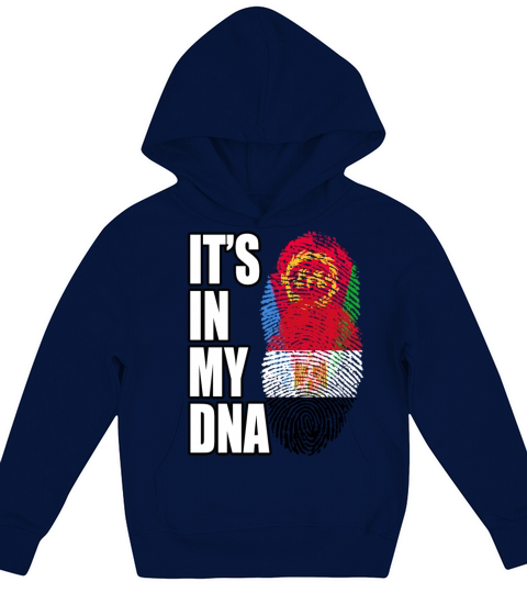 Eritrean And Egyptian Mix Heritage DNA Flag Kids Hoodie