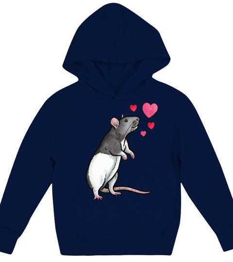 Hooded rat love topear Classic T Shirt Kids Hoodie