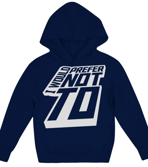 I prefer not to Kids Hoodie