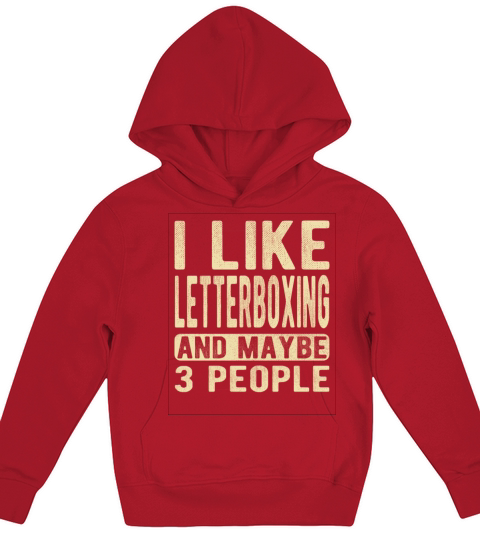 Letterboxing Saying Kids Hoodie