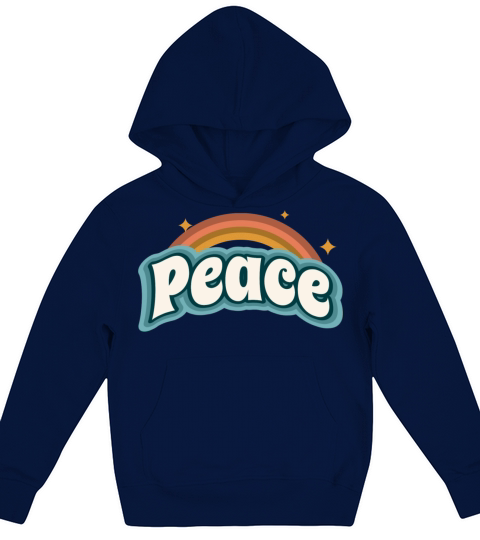 Peace Vintage Kids Hoodie