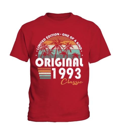 30th birthday vintage 1993 original 1993 Kids T-Shirt