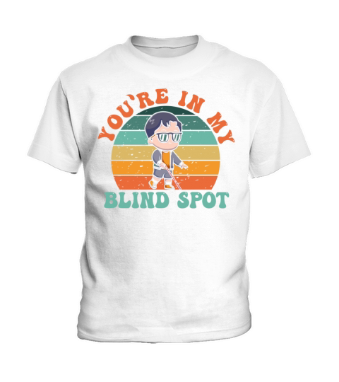 Blind Blindness Awareness Visually Impaired People Kids T-Shirt