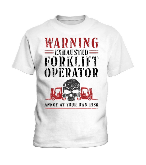Certified Forklift Truck Operator Kids T-Shirt