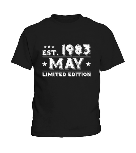Est May 1983 - Birthday Present - Vintage Kids T-Shirt
