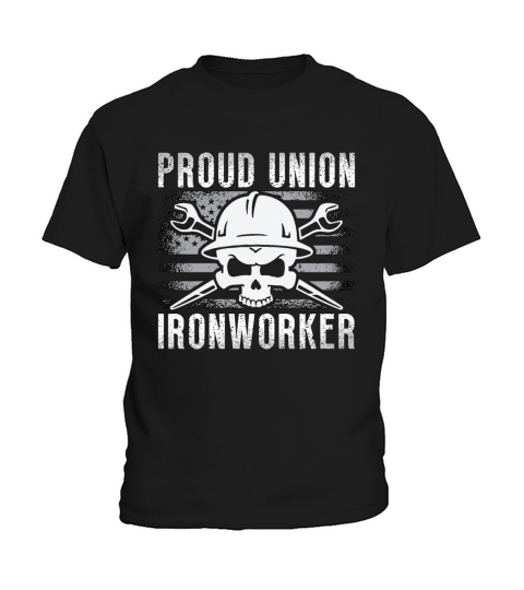 Ironworker Proud Union Ironworker Weld Ironworkers Kids T-Shirt