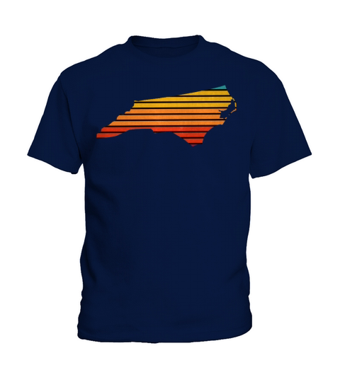North Carolina sticker retro Kids T-Shirt