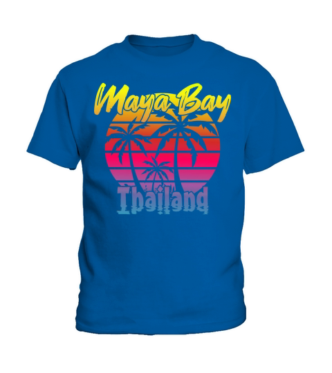 Vintage Mayan Bay Thailand Kids T-Shirt