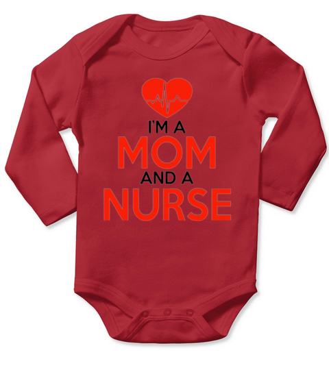 Best Valentine Day Gifts Mom Nurse Long Sleeve Baby One-Piece