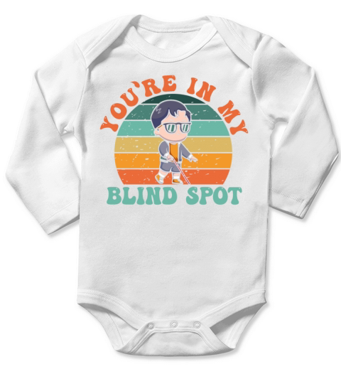 Blind Blindness Awareness Visually Impaired People Long Sleeve Baby One-Piece