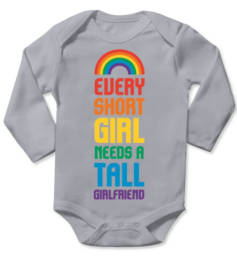 Lesbian Couples Colorful Gay Pride For Women Gift Long Sleeve Baby One-Piece