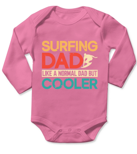 Surfing Sport Beach Surfboard Ocean Sunshine Surf Long Sleeve Baby One-Piece