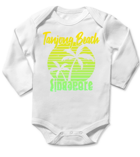 Tanjong Beach Singapore Long Sleeve Baby One-Piece