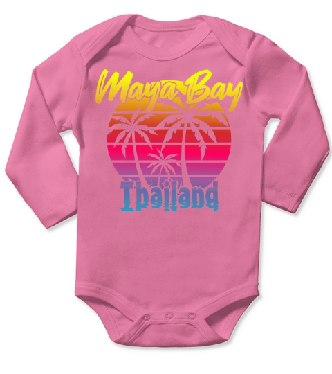 Vintage Mayan Bay Thailand Long Sleeve Baby One-Piece