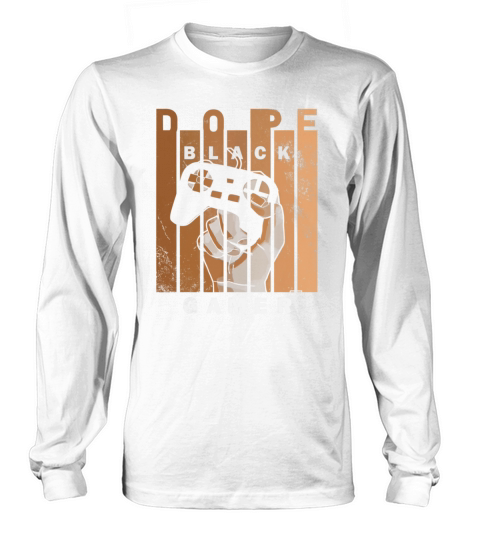 Black Gamer Black histroy month design For Gaming Long sleeved Unisex