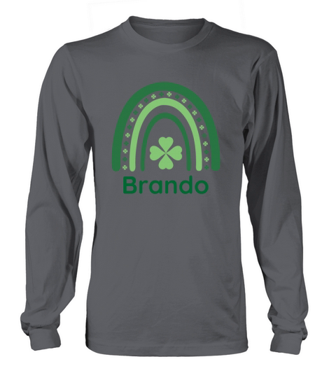 Brando Clover Charm Boho Rainbow Long sleeved Unisex