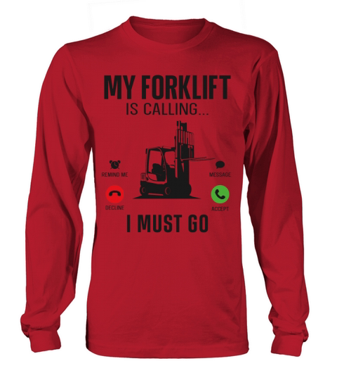 Certified Forklift Truck Operator Long sleeved Unisex