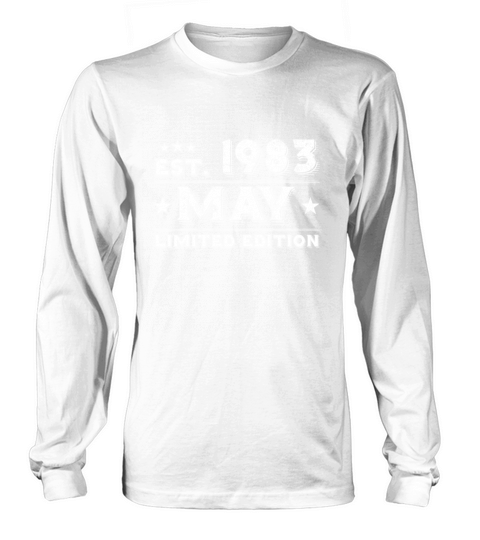 Est May 1983 - Birthday Present - Vintage Long sleeved Unisex