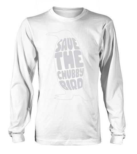 Save The Chubby Bird - Vintage Penguin Long sleeved Unisex