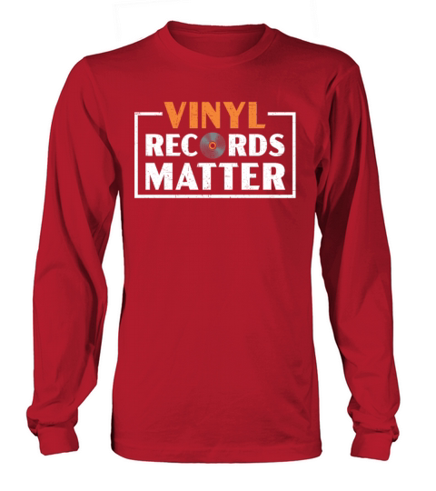 Vinyl Records Matter Record Player Music Lover Long sleeved Unisex
