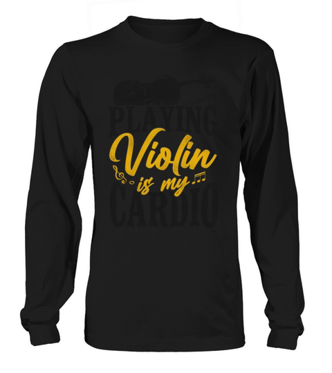 Violin Violinist Vintage Playing Long sleeved Unisex