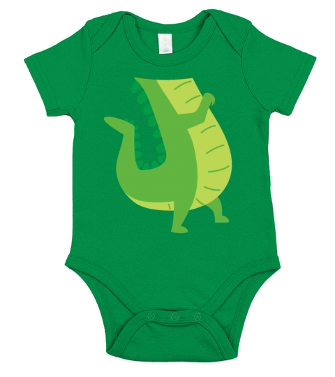 Alligator Costume - Gator Crocodile Zoo Animal Lov Short Sleeve Baby One-Piece