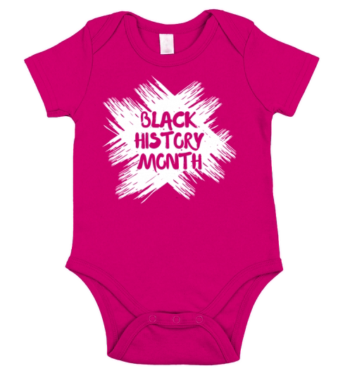 Black History Month USA Afro America African Short Sleeve Baby One-Piece