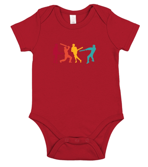 Cricket Retro Vintage Short Sleeve Baby One-Piece