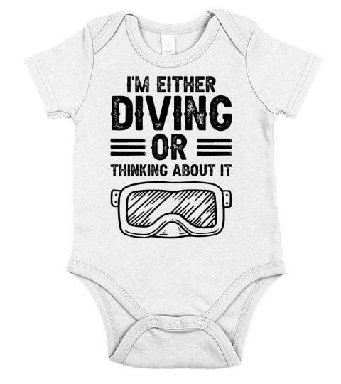 Diving scuba diving Short Sleeve Baby One-Piece