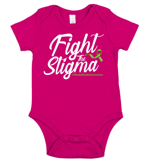 Fight The Stigma Short Sleeve Baby One-Piece