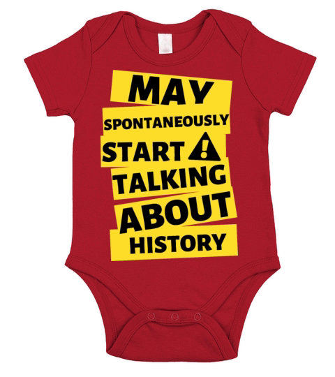 History Funny Warning For Historian Short Sleeve Baby One-Piece