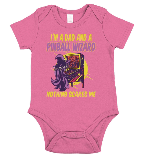 Im A Dad And A Pinball Wizard Retro Arcade Short Sleeve Baby One-Piece
