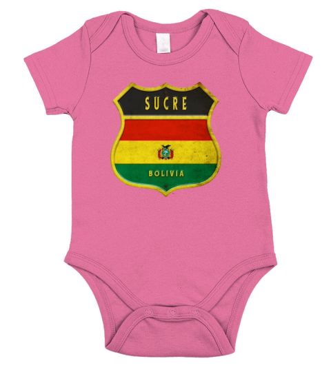 Sucre Bolivia coat of arms design Short Sleeve Baby One-Piece