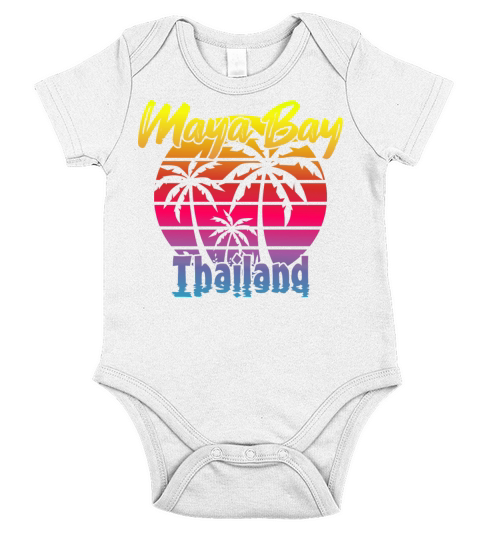 Vintage Mayan Bay Thailand Short Sleeve Baby One-Piece