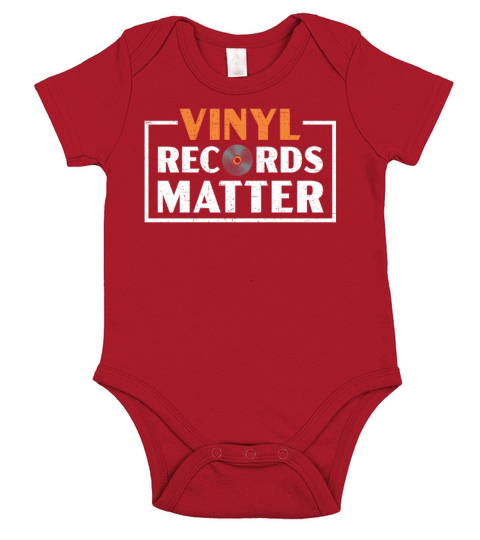 Vinyl Records Matter Record Player Music Lover Short Sleeve Baby One-Piece