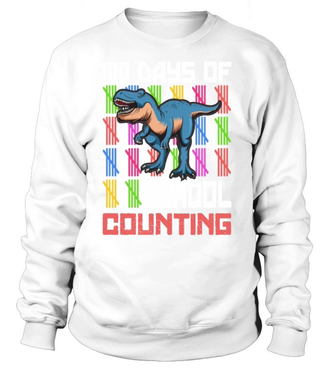 100 Days Of School Design for Kindergarten Teacher Sweatshirt Unisex