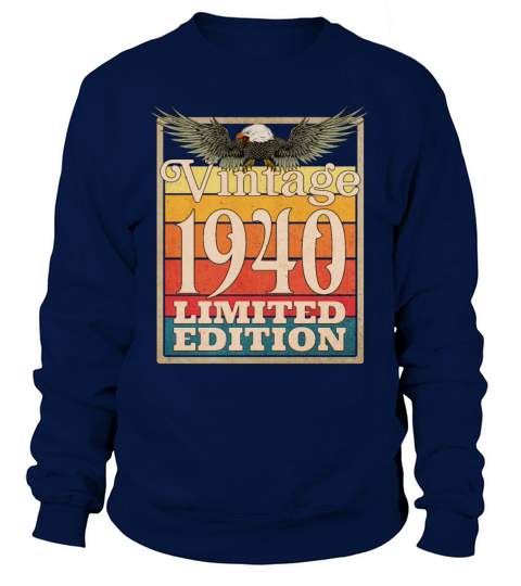 1940 Vintage Retro American Eagle Limited Edition Sweatshirt Unisex