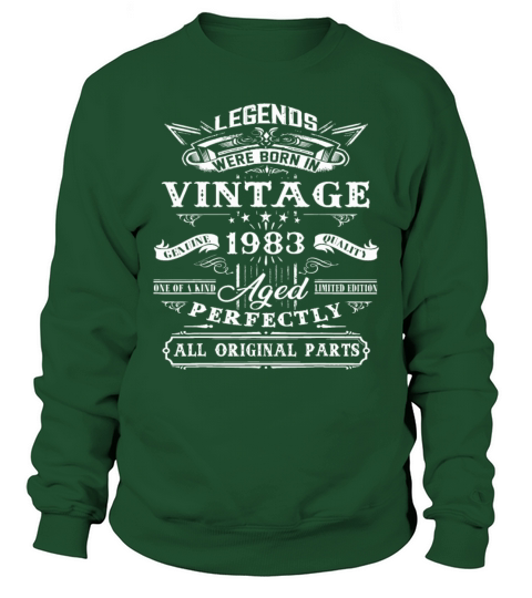 40th Birthday Gift For Legends Born 1983 40 Yrs Ol Sweatshirt Unisex