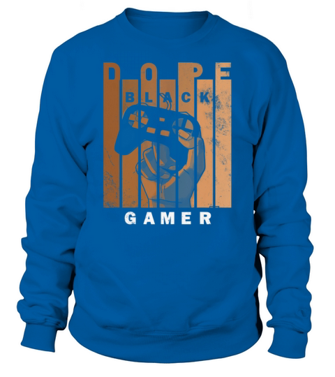 Black Gamer Black histroy month design For Gaming Sweatshirt Unisex