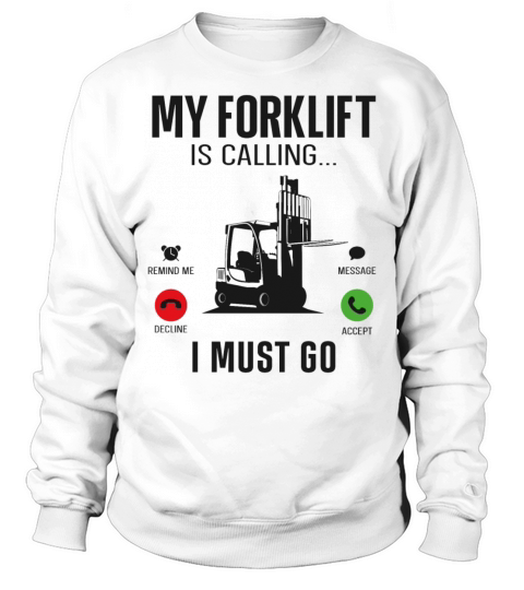 Certified Forklift Truck Operator Sweatshirt Unisex