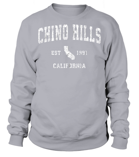 Chino Hills California Ca Vintage Athletic Sports Sweatshirt Unisex